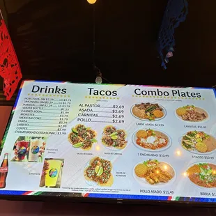 Menu Board