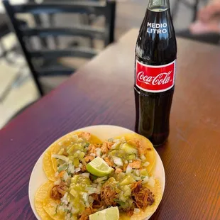 Carnitas Taco (pork)Grill Chicken Taco