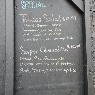 Current specials