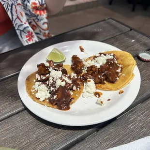 Chicken Mole Tacos