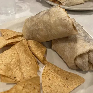 Potato Soy Chorizo Burrito