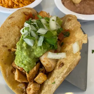 Pollo Asado Taco