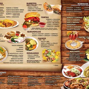 the menu