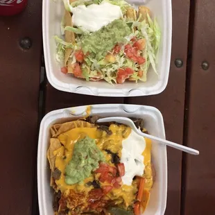 Taquitos &amp; nachos