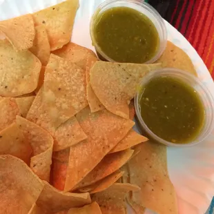 Happiness  Best chips &amp; salsa picante I ever found