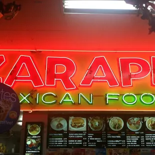 El Zarape inside the indoor swap meet.