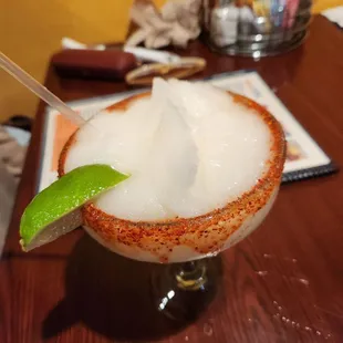 a margarita in a glass