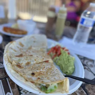 Vegetable quesadilla