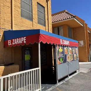Front of store