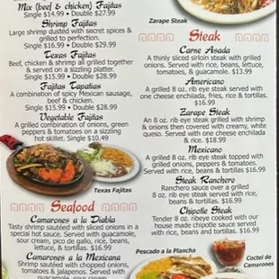 soups and chowder, menu