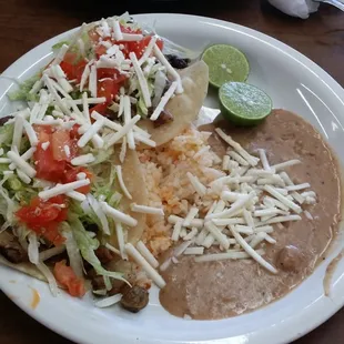 2 Carne As a da Tacos