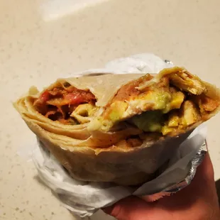 Chicken burrito supreme