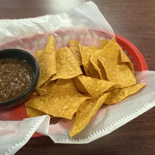 The chips and salsa were fantastic. Especially that salsa!