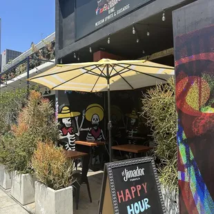 Outside hidden in a cute little spot