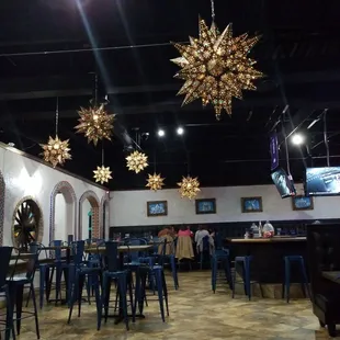 These awesome light fixtures look like they came from the Mexican version of Ikea.