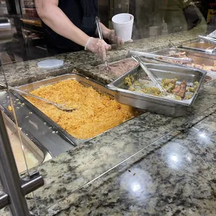 Cooked food bar