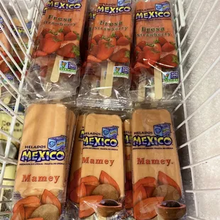 These ice pop are so good, my favorite one is the strawberry with the chunks
