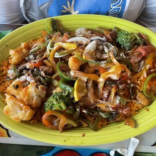 Arroz con vegetables