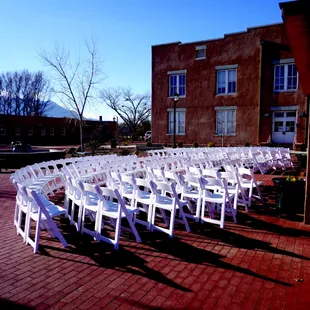 Our Plaza in the warm winter sun!