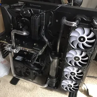 The first part of the build