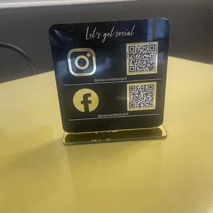 Follow on social media