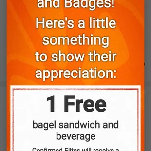 YES ~ Yelp Elite Squad Freebies when I checked in for the week Celebration!  :-) 1/21/2022