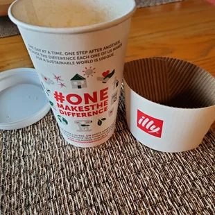 What a wonderful saying on their cups! #ONE MakesTheDifference.  3/25/2022