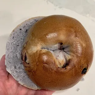 Blueberry bagel