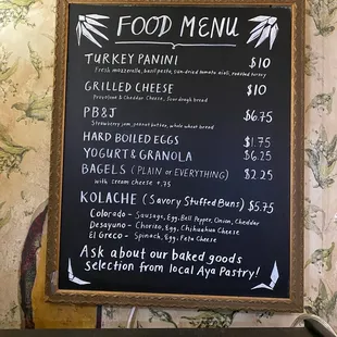 Food Menu