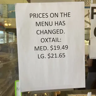 New Pricing as of 8/2021