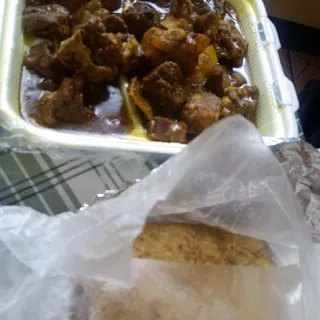 Curry Goat Roti
