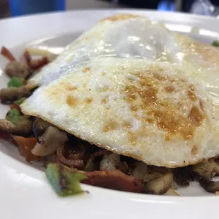 an omelet on a plate