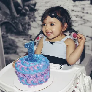 Alice in "Onederland" smash cake!