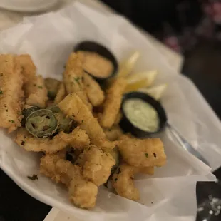 Pan Seared Calamari Steak