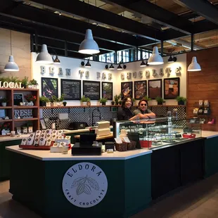 Enjoying the new Sawmill Market location