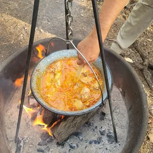 Camp cooking