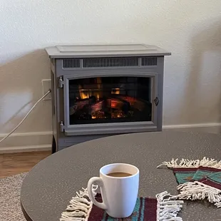 Little living room in our two bedroom apartment.