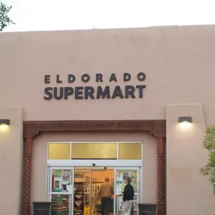 the entrance to eldorado supermart