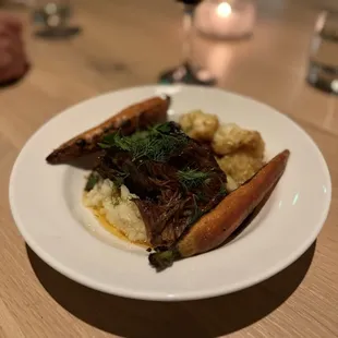 Short Rib, Truffle Mashed Potatoes