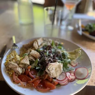 a plate of food