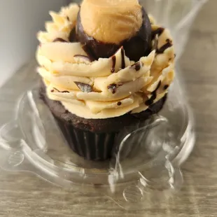 Buckeye cupcake