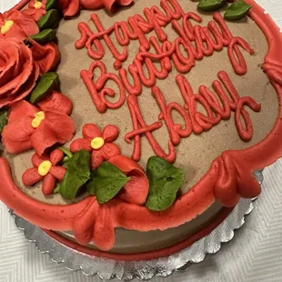 Chocolate with chocolate buttercream icing