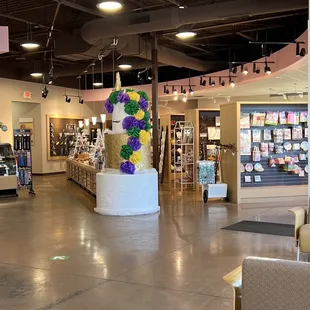 the inside of a store