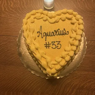 Red velvet cake with gold icing add glitter