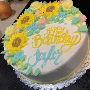 My custom birthday cake