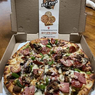 Medium Supreme pizza