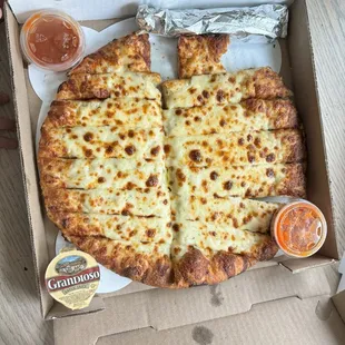 Garlic &amp; Cheese Breadsticks