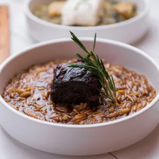 SHORT RIB YOUVETSI
xinomavro braised short rib, baked orzo,
kefalograviera cheese