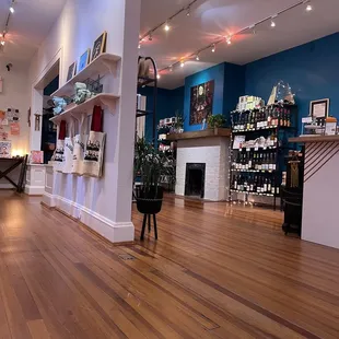 Area near the register (they sell wine!)