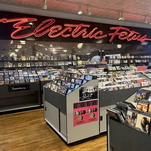 Cds &amp; movies in the back
